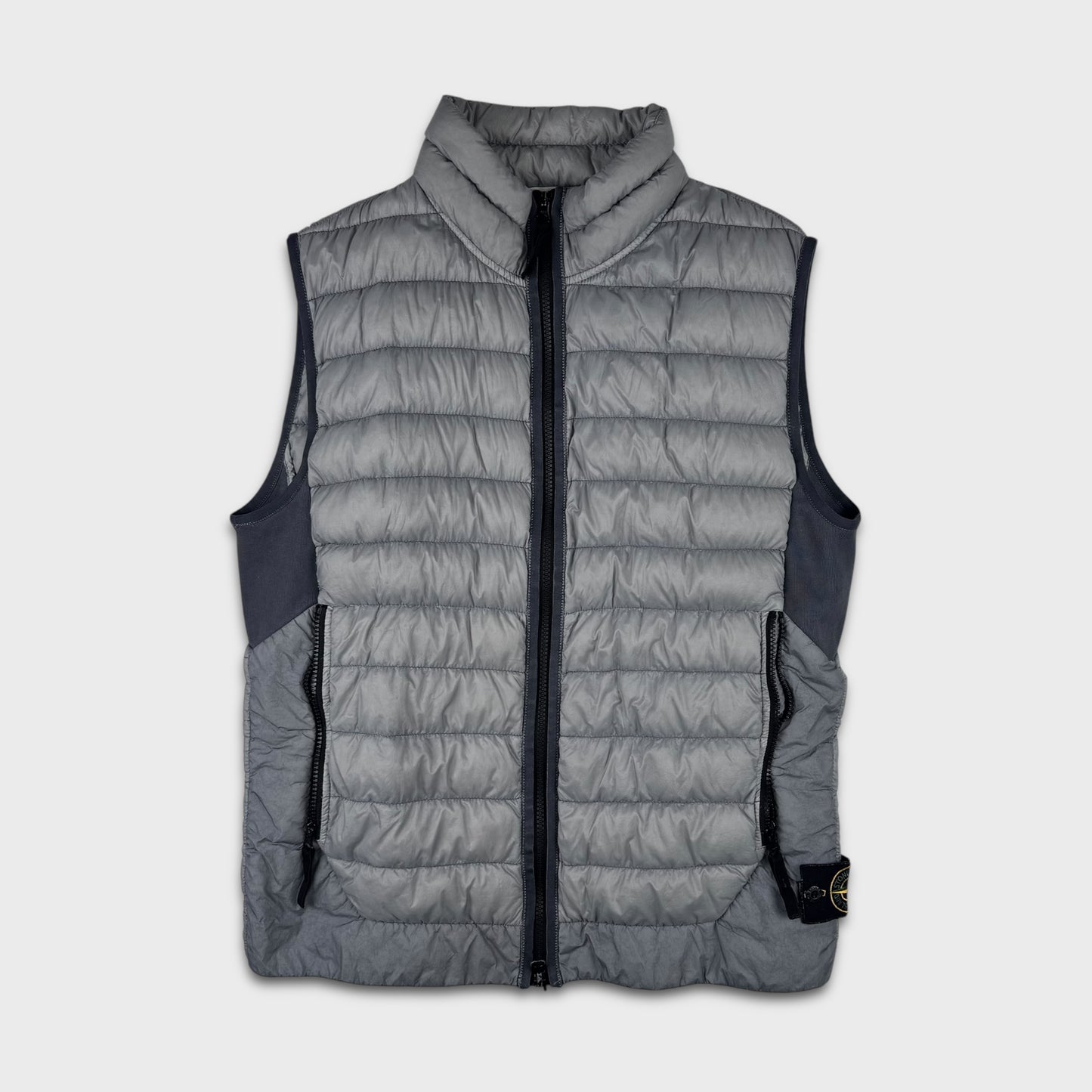 Stone Island Garment Dyed Micro Yarn Down Gilet L