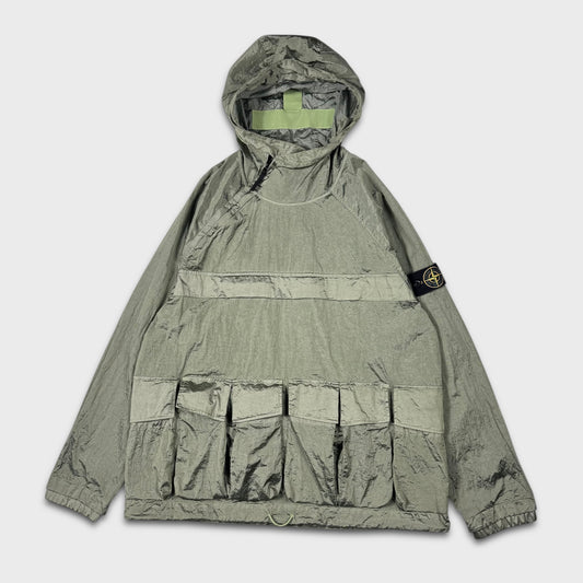 Stone Island Nylon Metal Watro-TC Regenerated Econyl Nylon Smock Jacket L