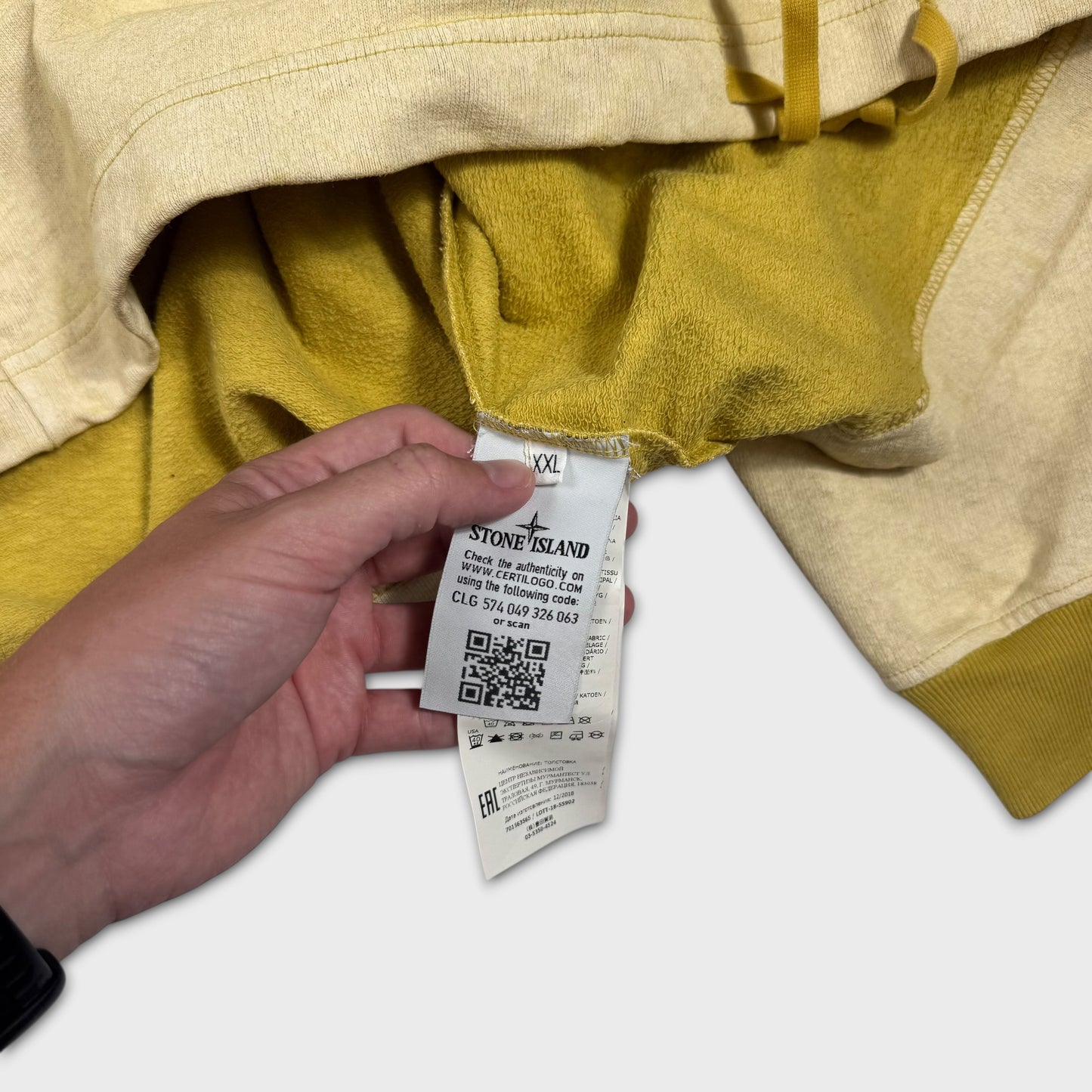 Stone Island Tela Placcata Crewneck XXL