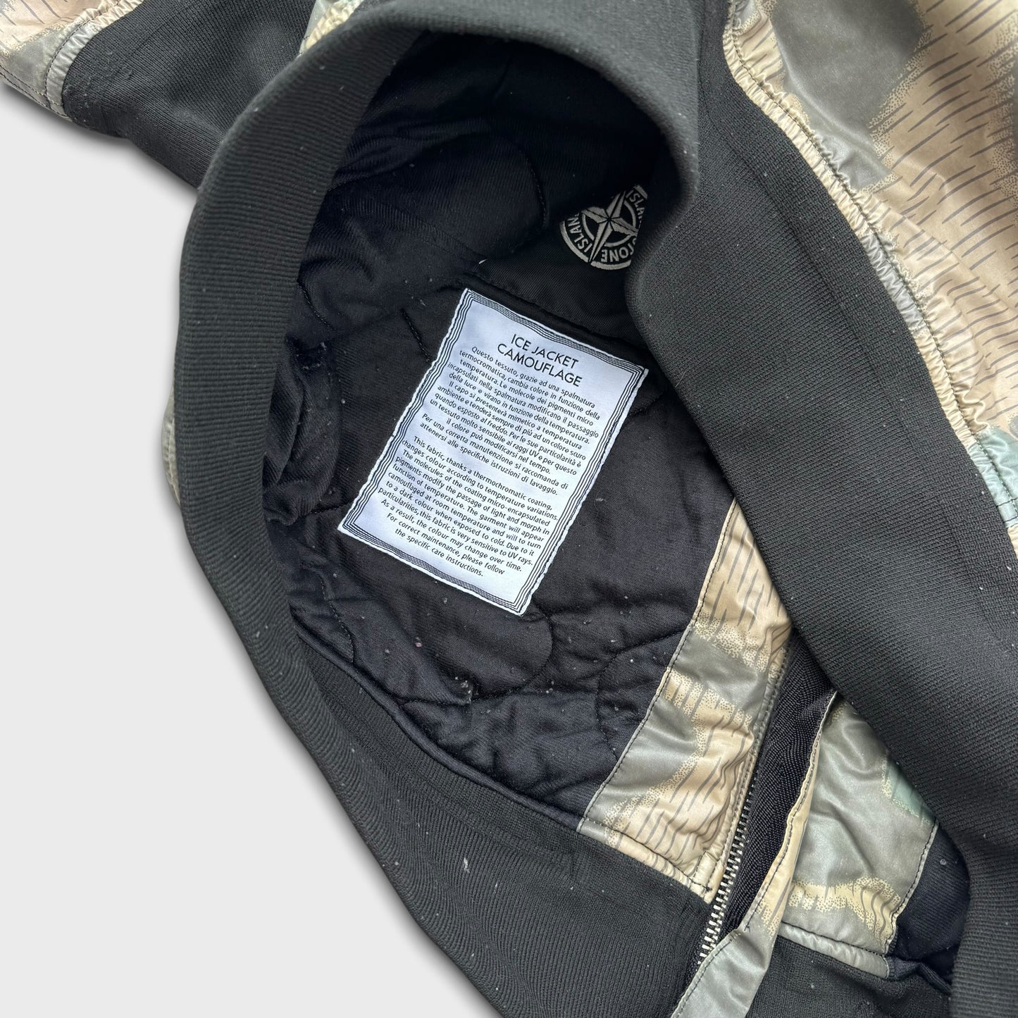 Stone Island ‘Ice Camouflage’ Quilted Jacket XXL