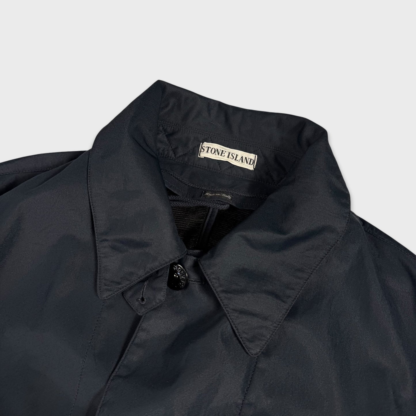 Stone Island 1997 Navy Nylam Parka Jacket L