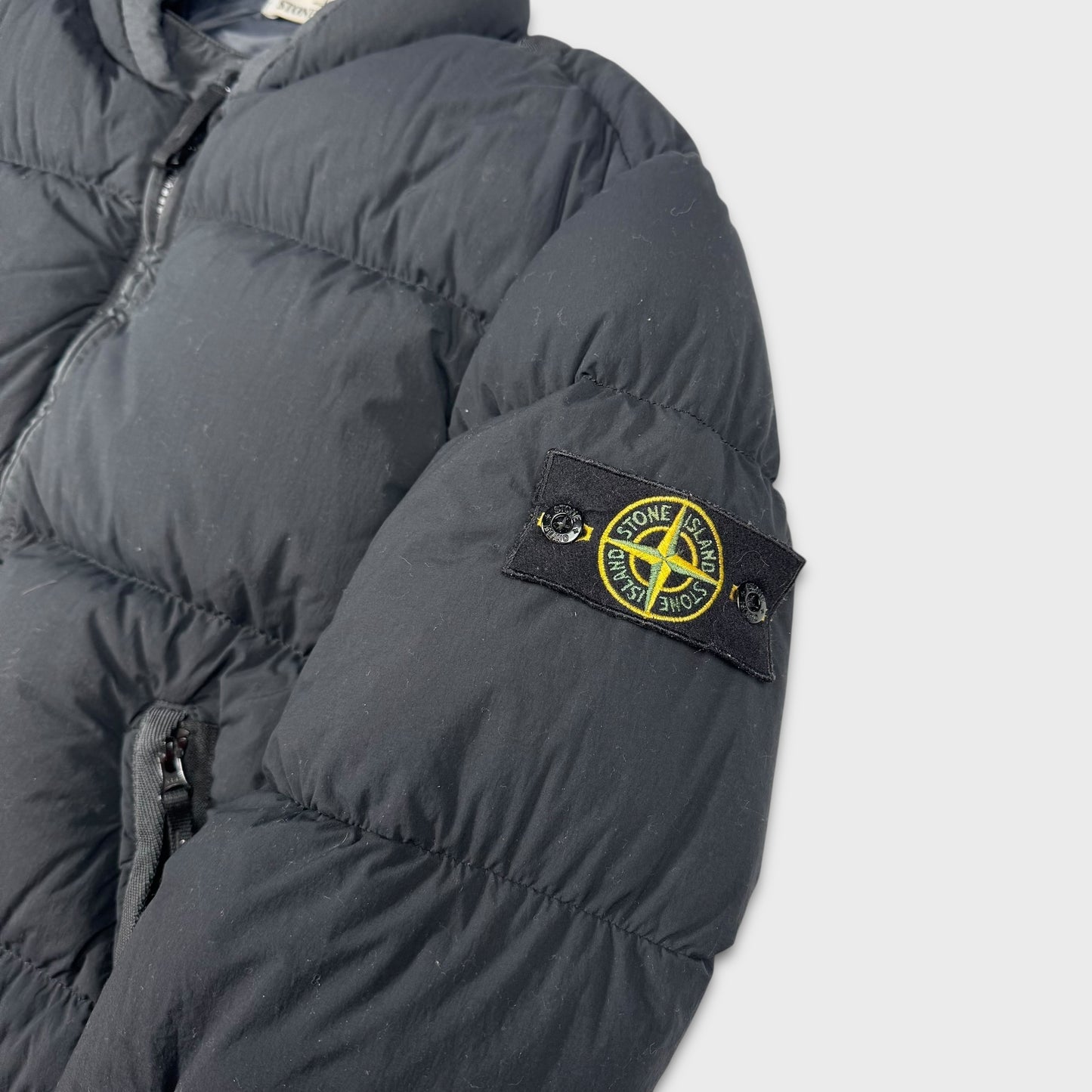 Stone Island Organic Feel Nylon Tela Down Jacket L