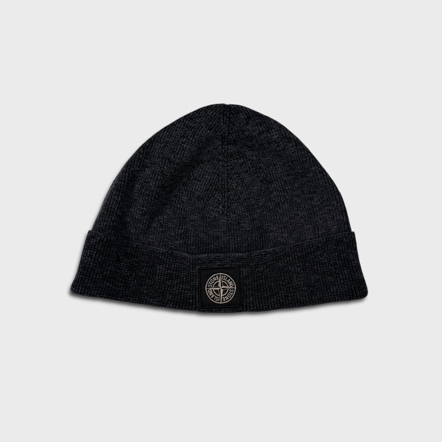 Stone Island Marl Compass Logo Beanie OS