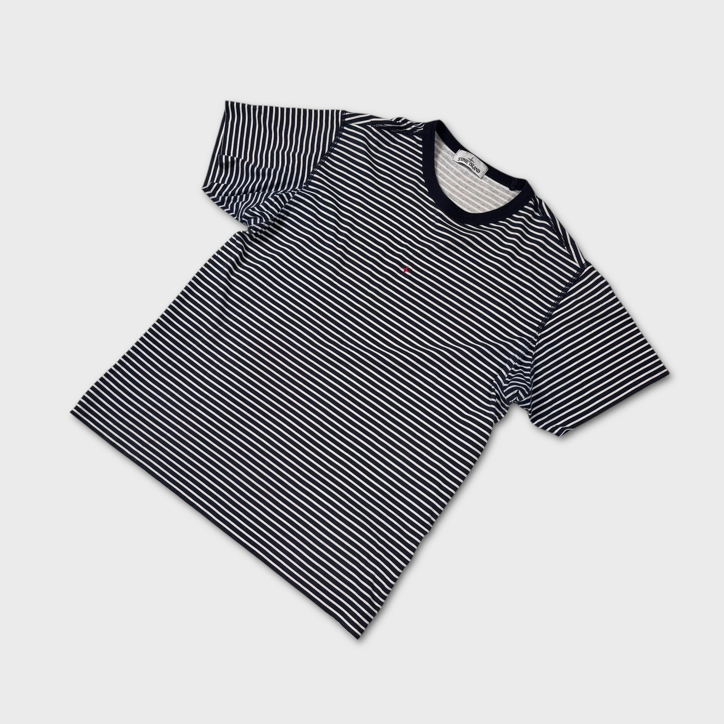 Stone Island Navy Marina Stripe T-Shirt XL