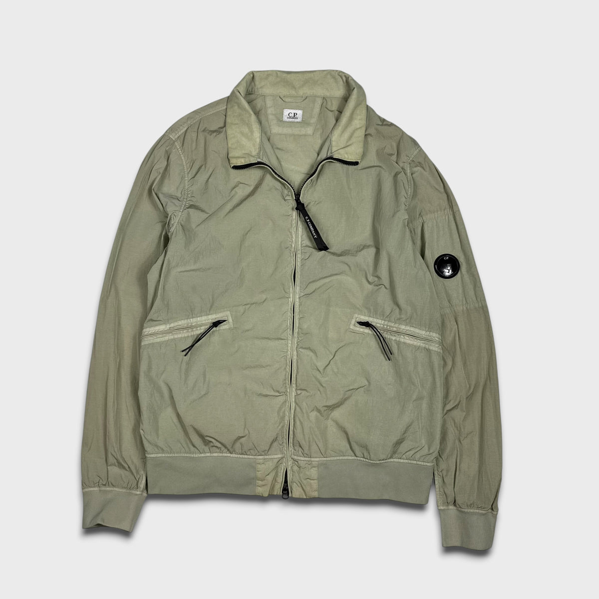 CP Company Sage Green Chrome-R Nylon Jacket XL