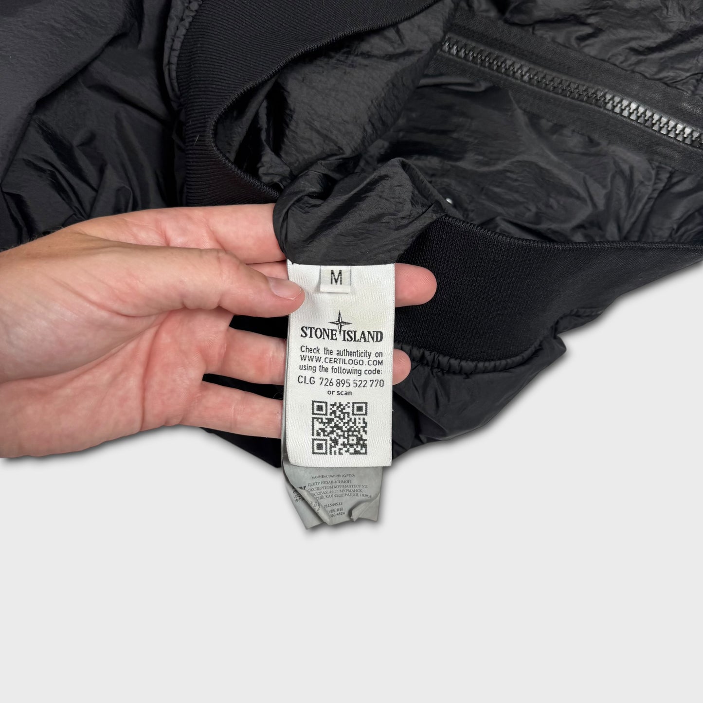 Stone Island Garment Dyed Crinkle Reps NY Jacket M