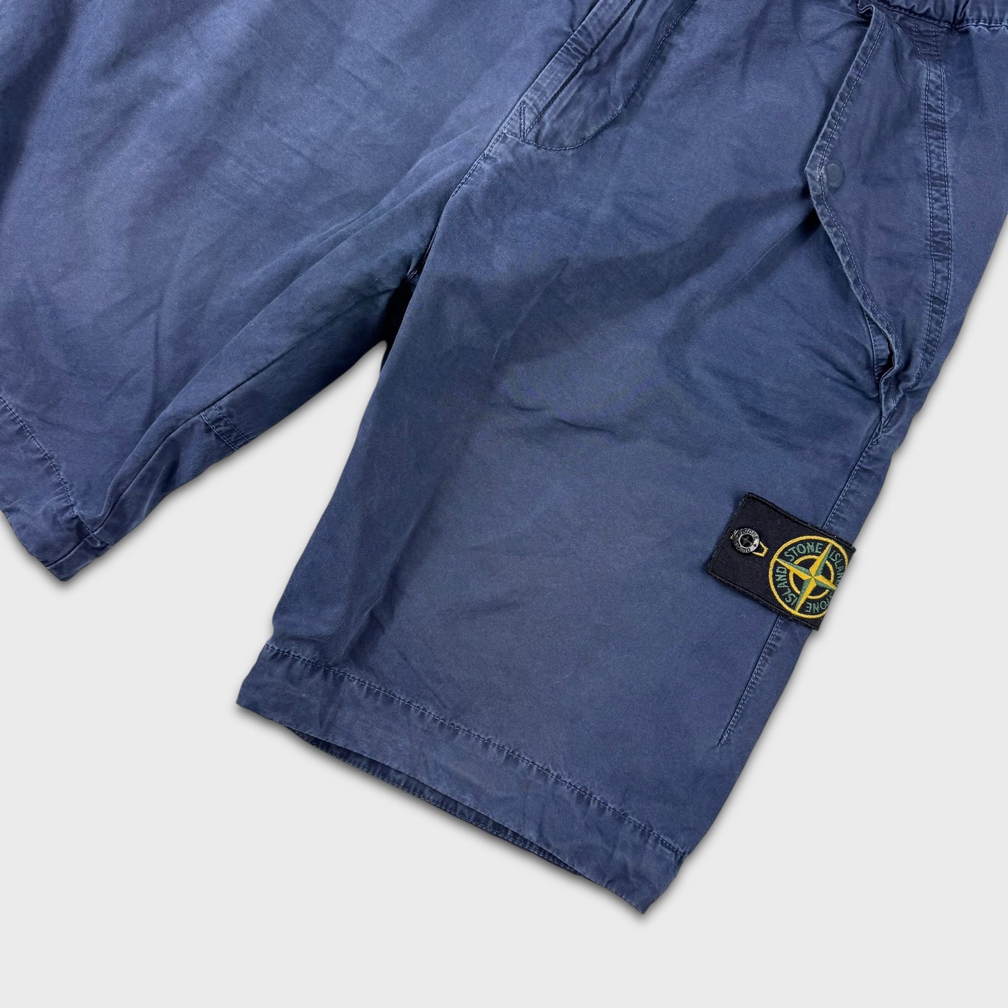 Stone Island Navy Cargo Shorts W30