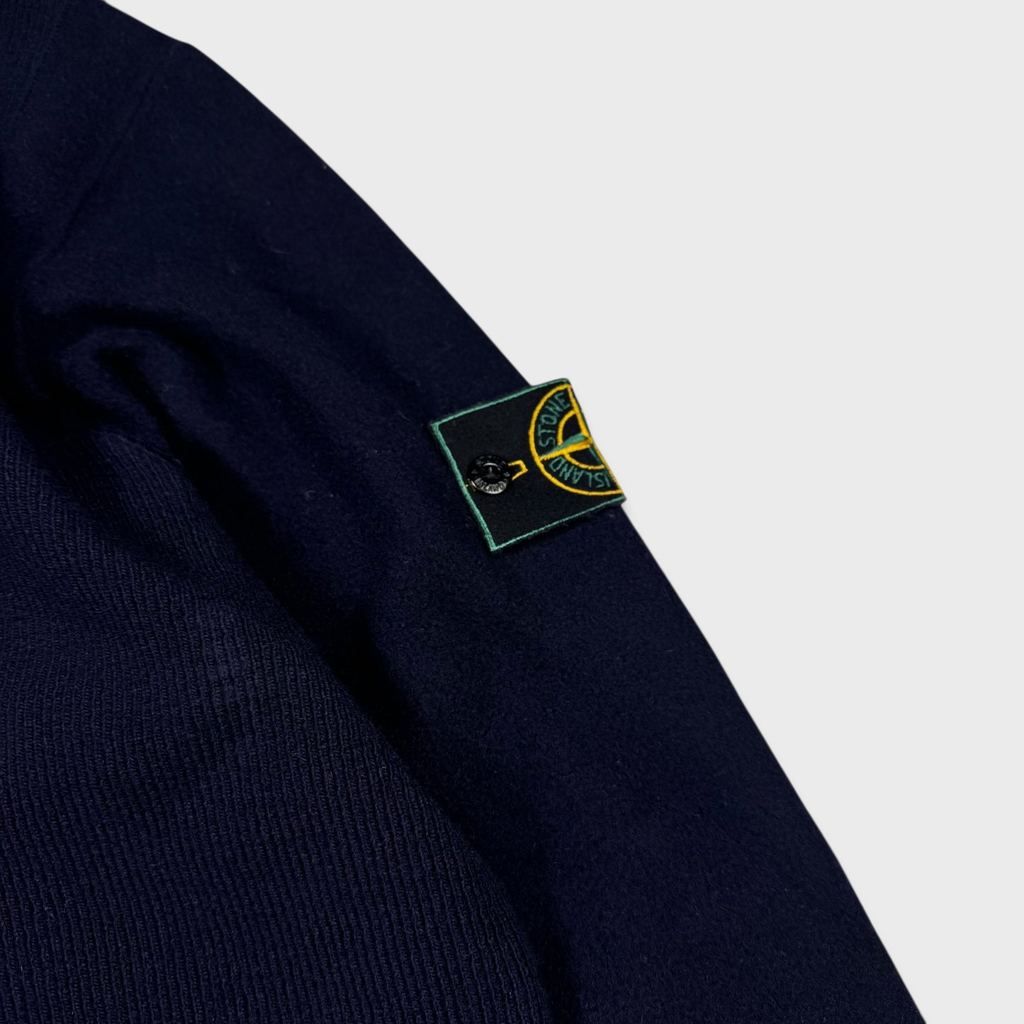 Stone Island AW97 Green Edge Ribbed Knit XXL