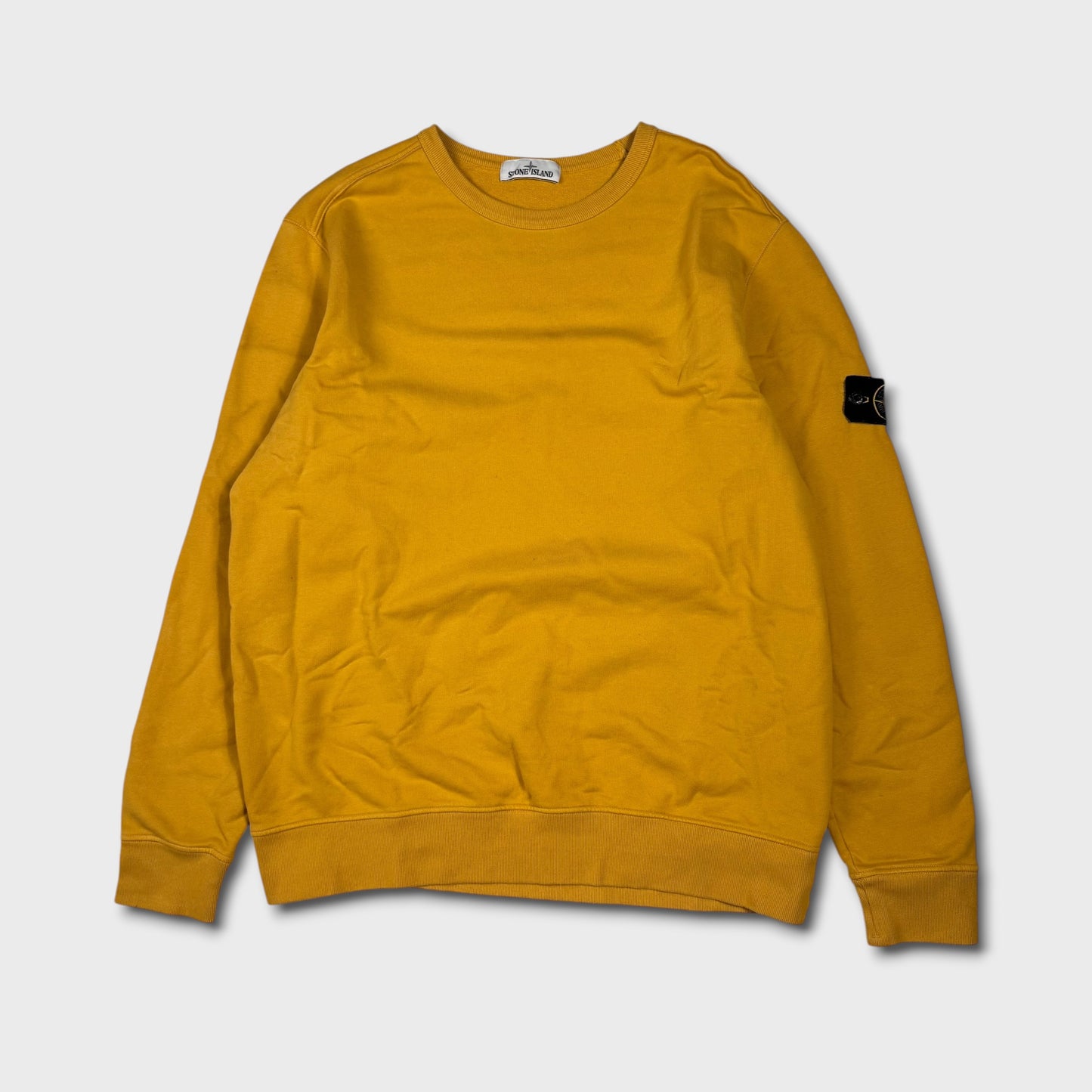 Stone Island Yellow Crewneck Sweatshirt 3XL