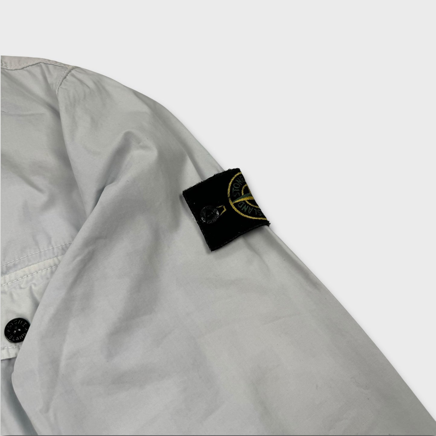 Stone Island Ice Blue Full Zip Overshirt S