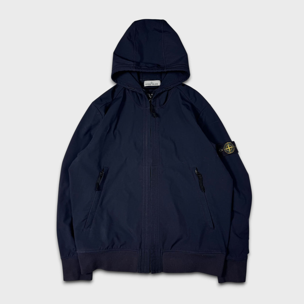 Stone Island Navy Soft Shell-R Jacket XXL
