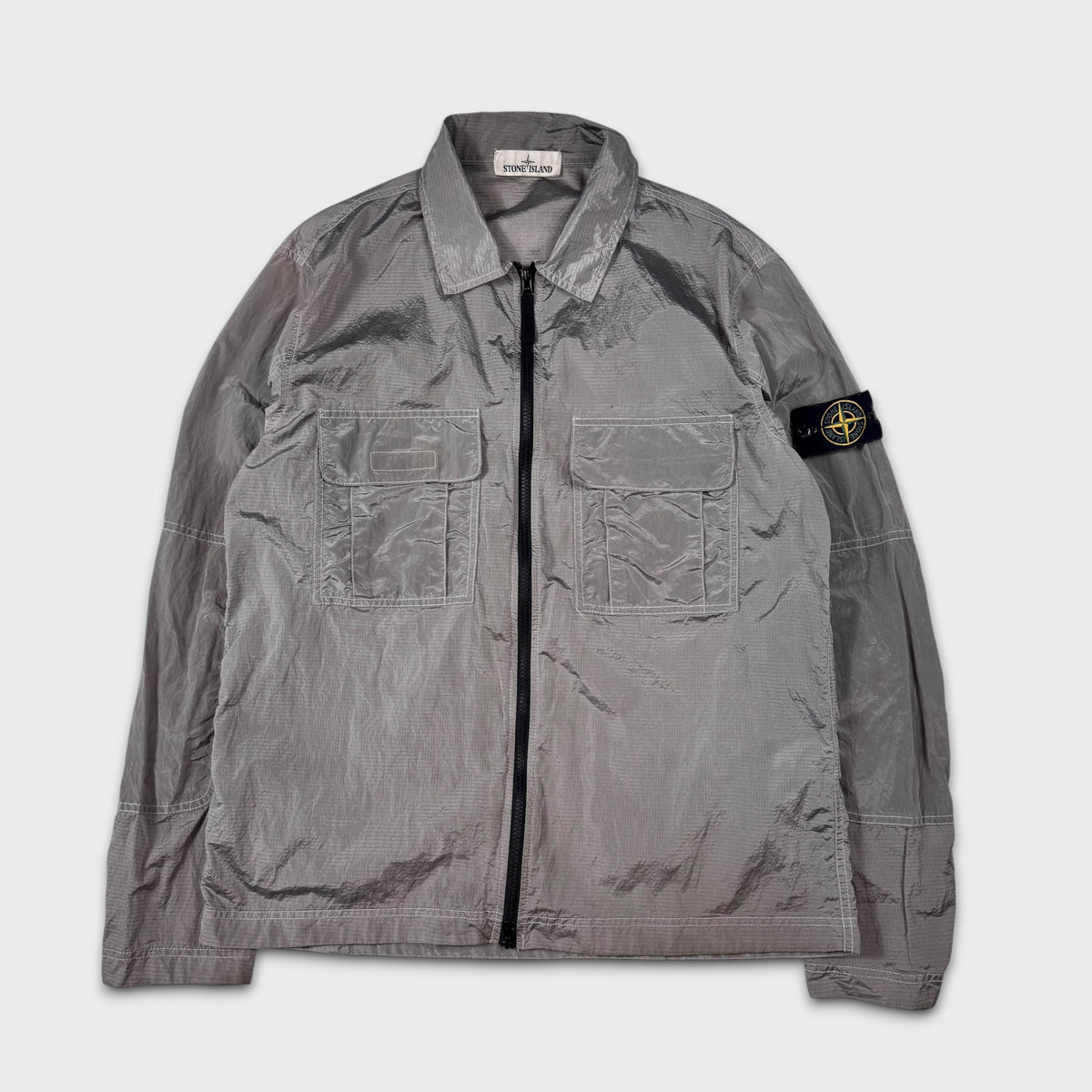 Stone Island Nylon Metal Full Zip Overshirt L