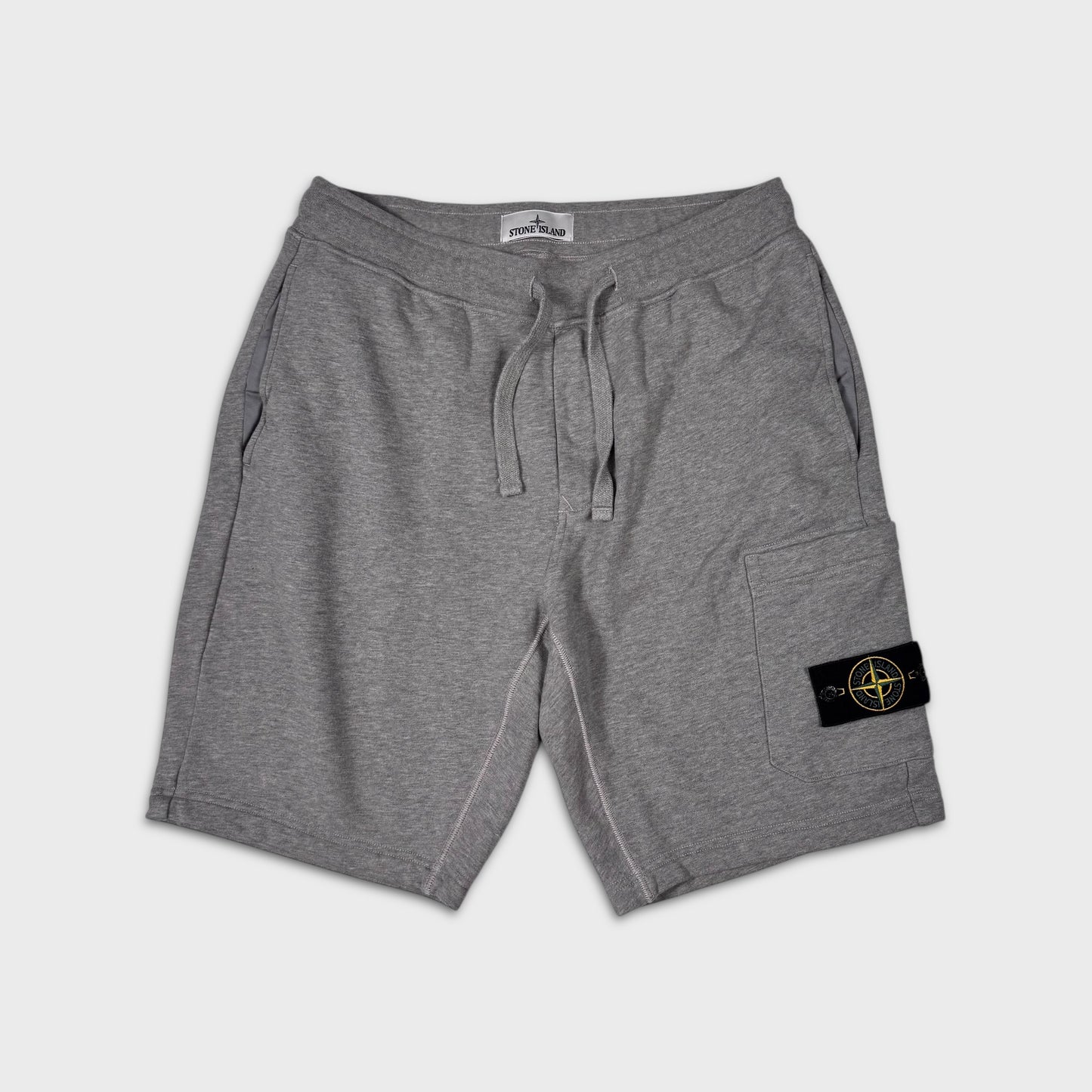 Stone Island Grey Cotton Shorts M
