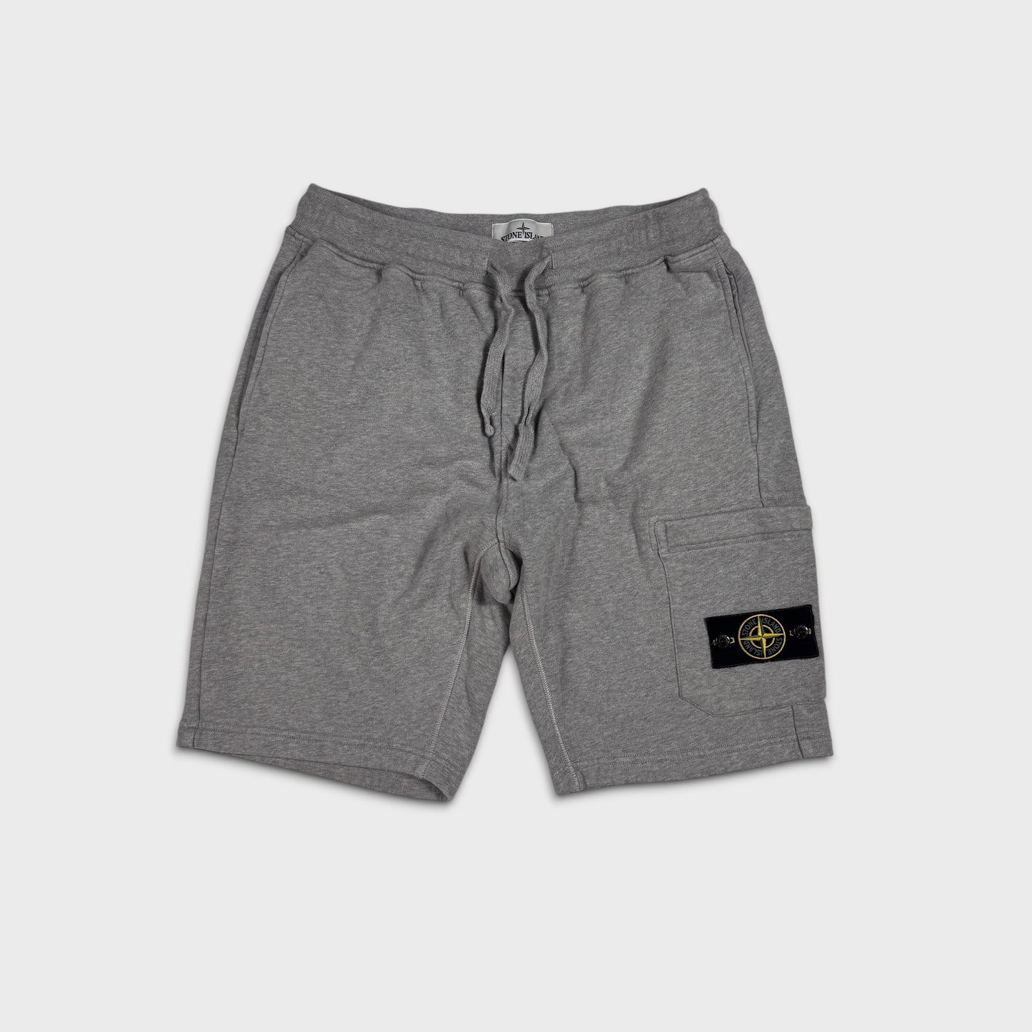 Stone Island Grey Cotton Shorts M