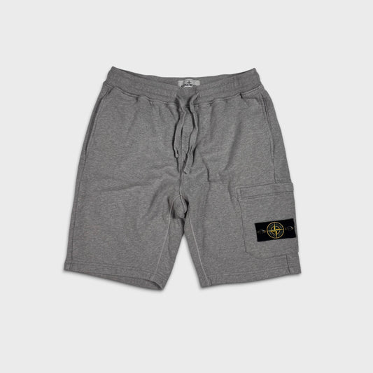 Stone Island Grey Cotton Shorts M