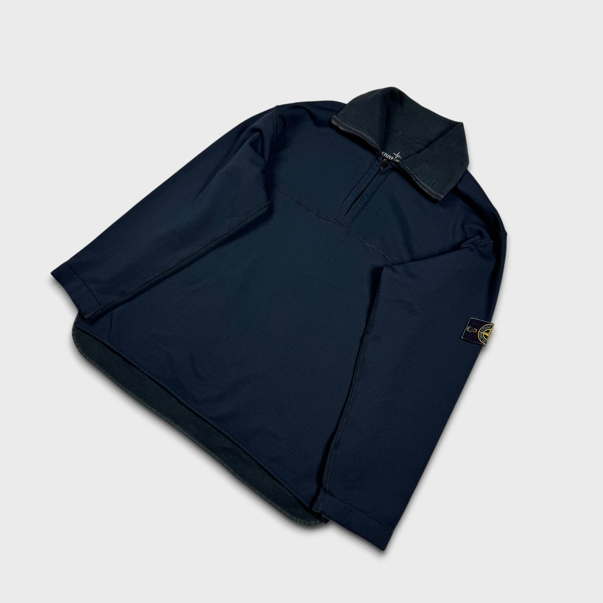 Stone Island 90’s Reversible Quarter Zip Fleece Jumper XL