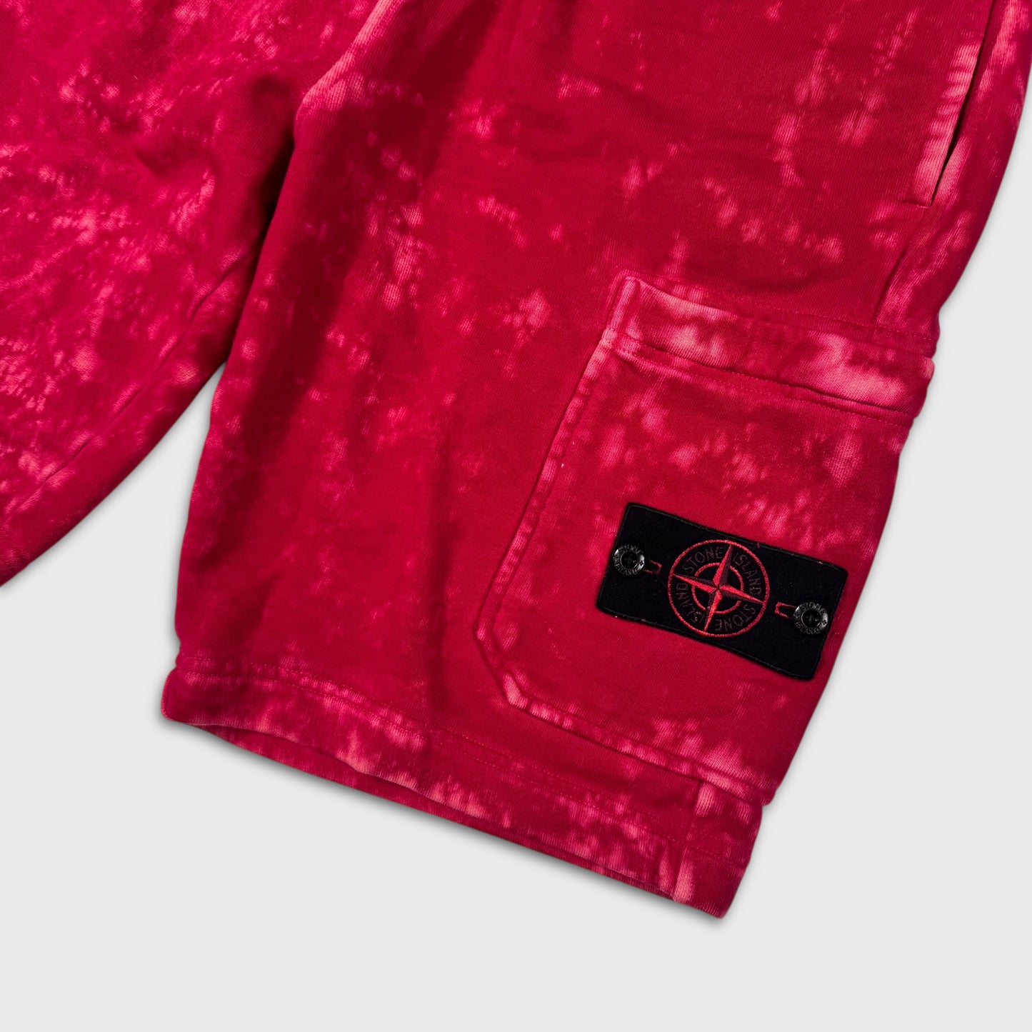 Stone Island OVD Dye Effect Cotton Shorts S