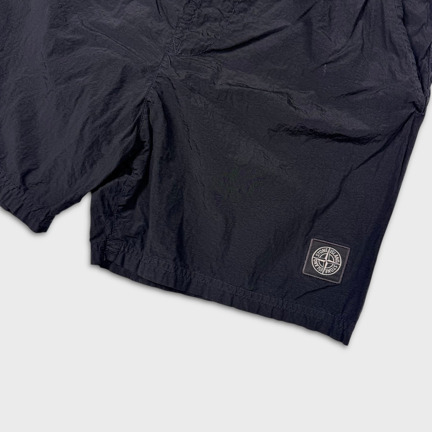 Stone Island Black Nylon Metal Shorts M