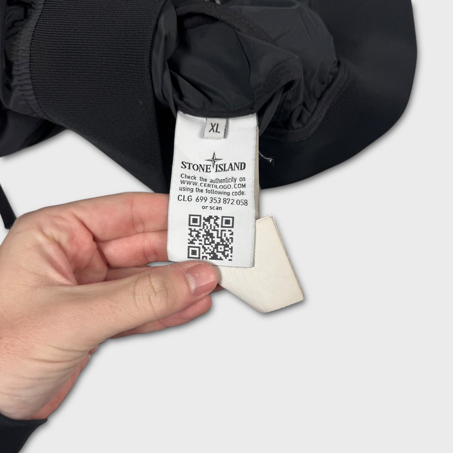 Stone Island Black Micro Reps Jacket XL