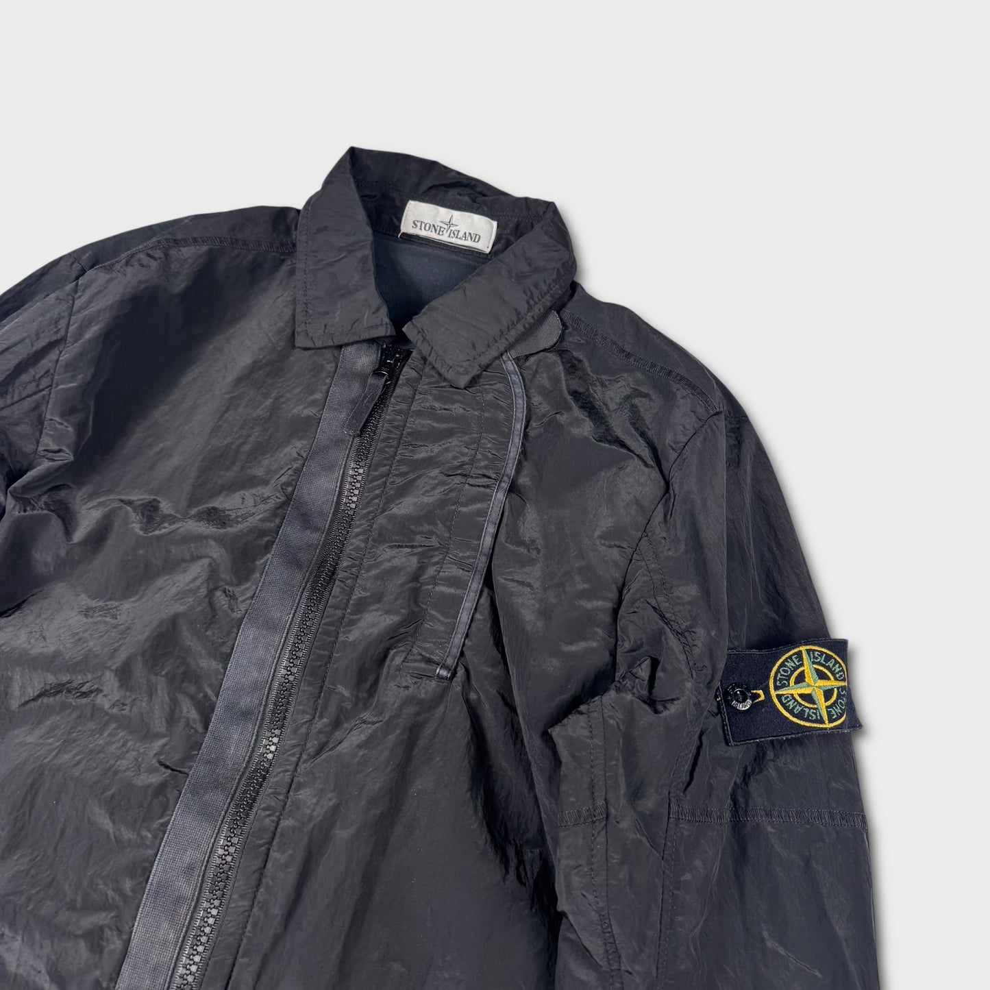 Stone Island Black Lines Nylon Metal Overshirt S