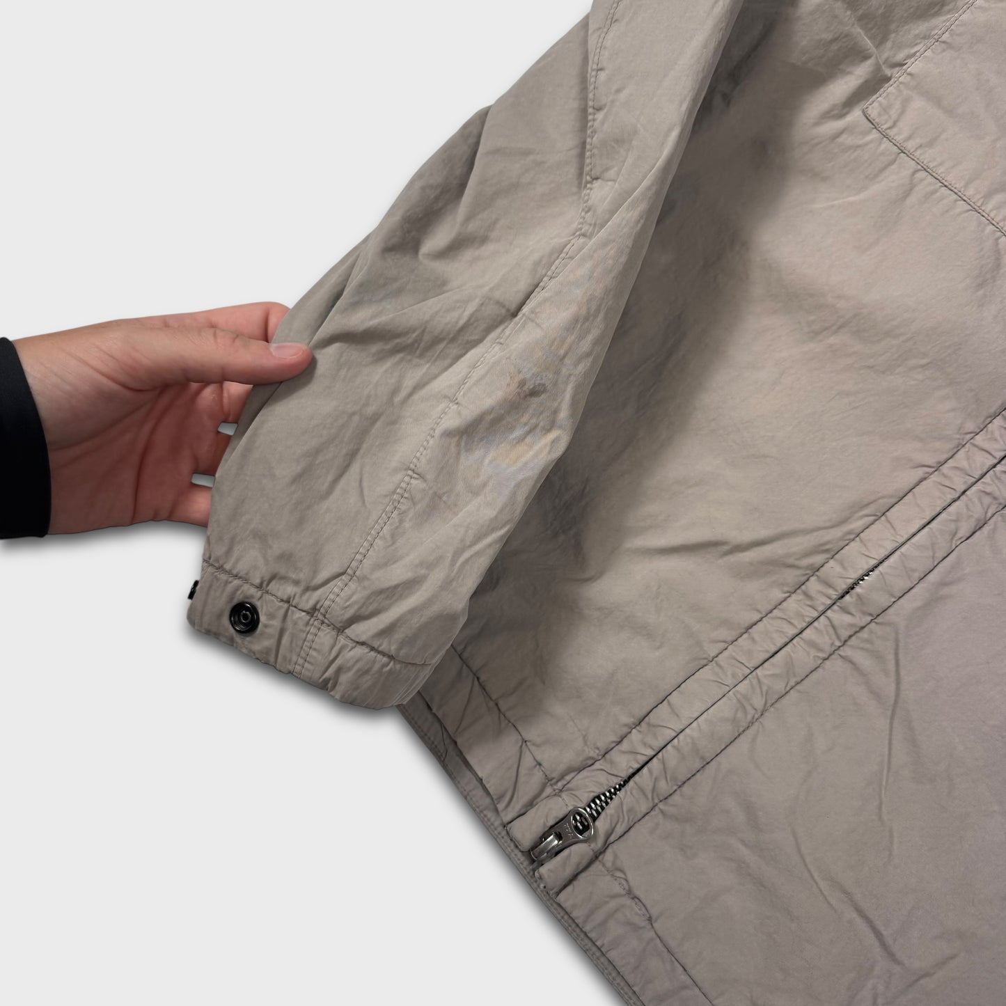 Stone Island Padded Grey Overshirt Jacket M