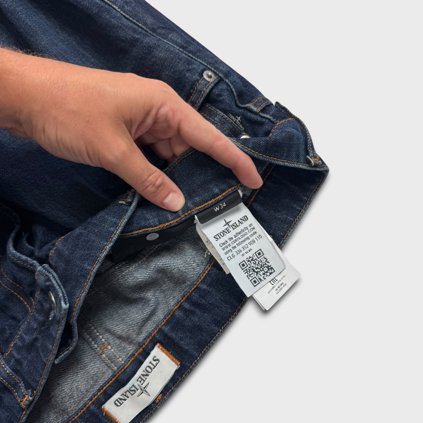 Stone Island Dark Blue Denim Jeans W34