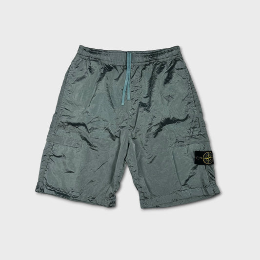Stone Island Nylon Metal Badge Cargo Shorts W32