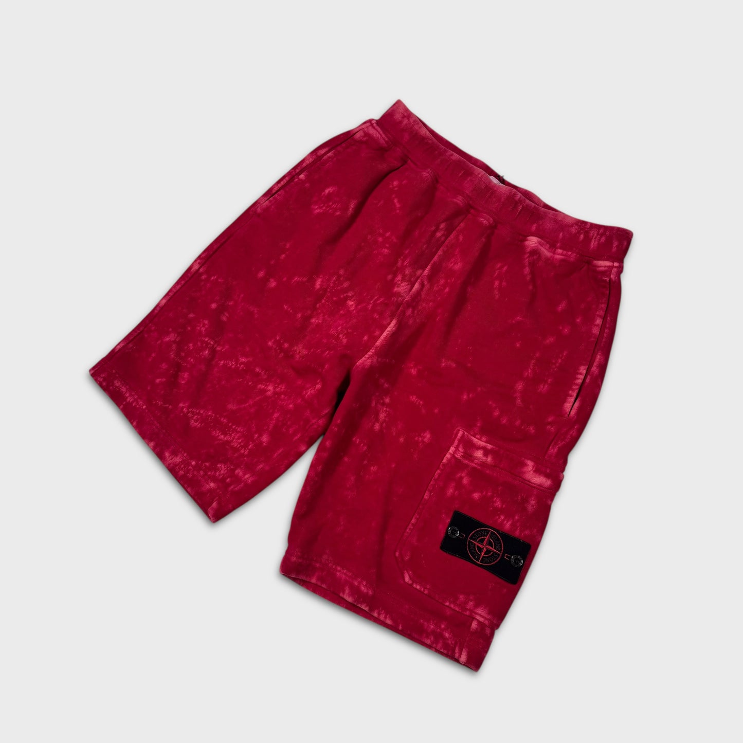 Stone Island OVD Dye Effect Cotton Shorts S