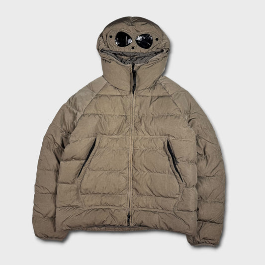CP Company Eco Chrome-R Goggle Hood Puffer Jacket M