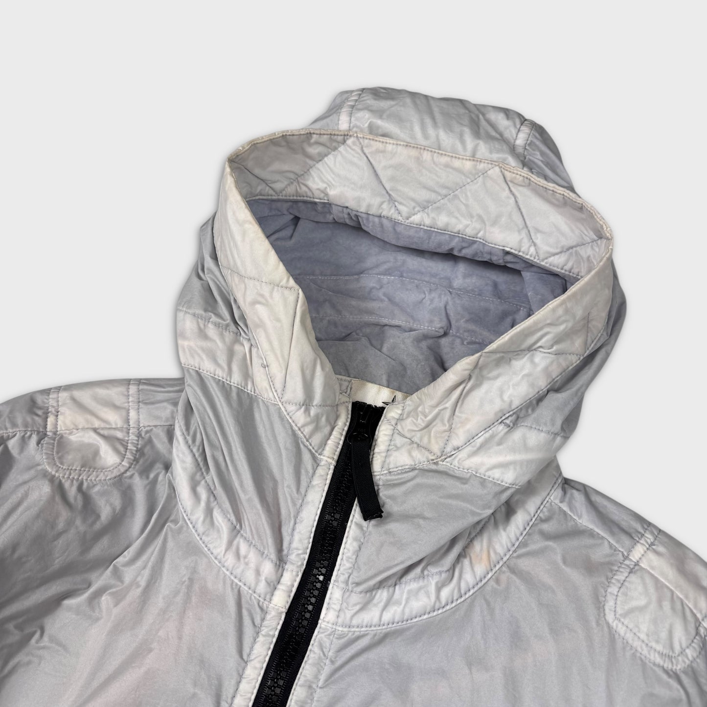 Stone Island Ice White Lamy Velour Jacket XL