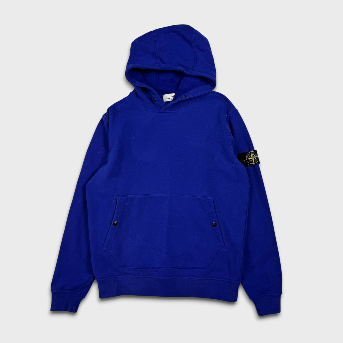 Stone Island Royal Blue Pullover Hoodie M