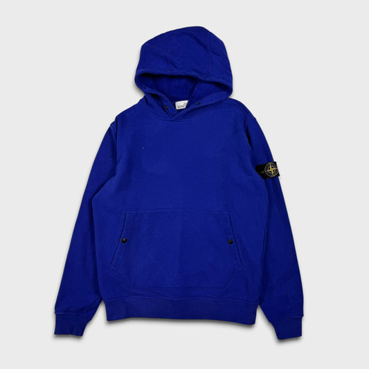 Stone Island Royal Blue Pullover Hoodie M