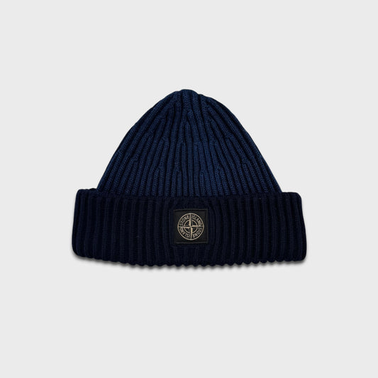 Stone Island Two-Tone Ribbed Beanie