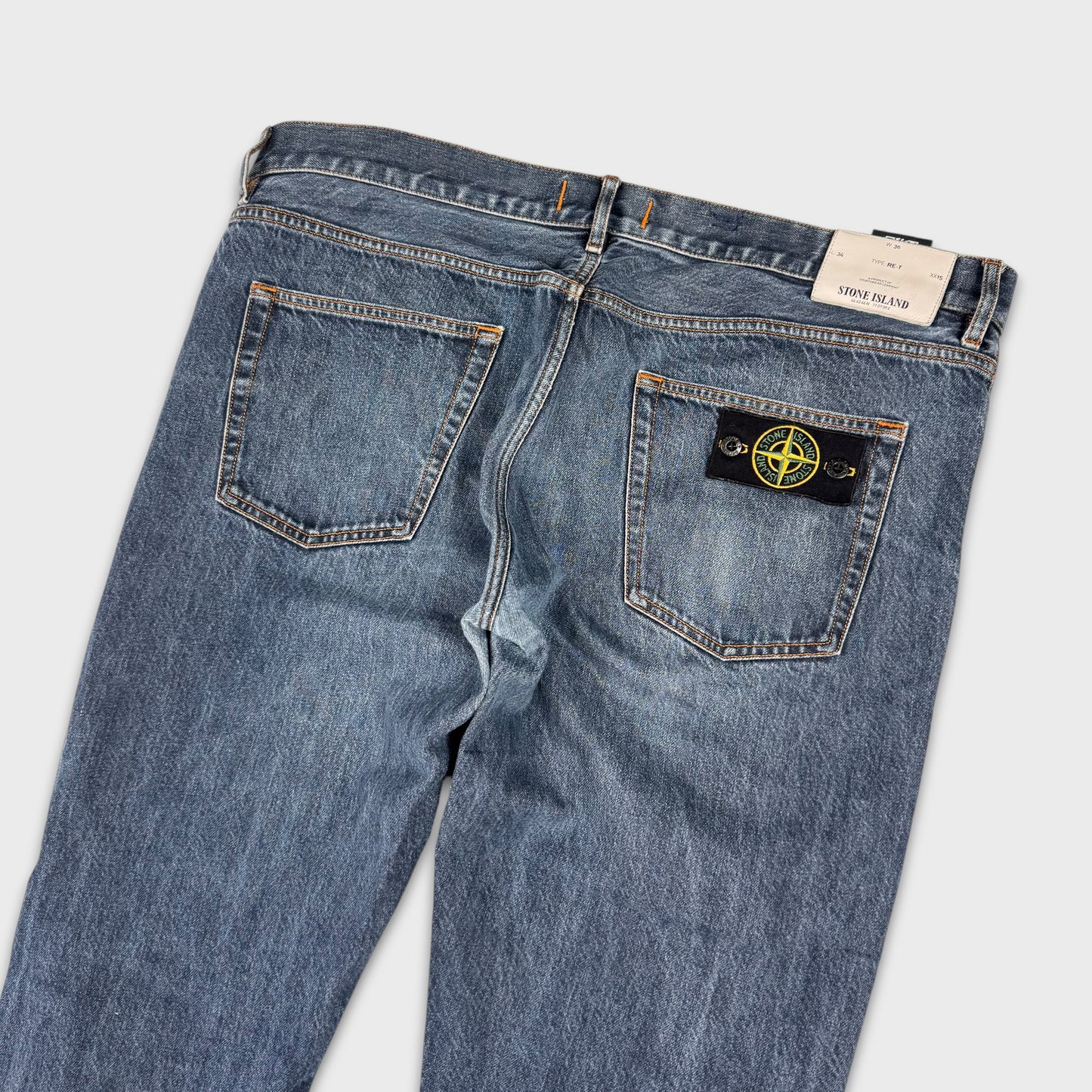 Stone Island Mid Blue Wash Denim Jeans W36