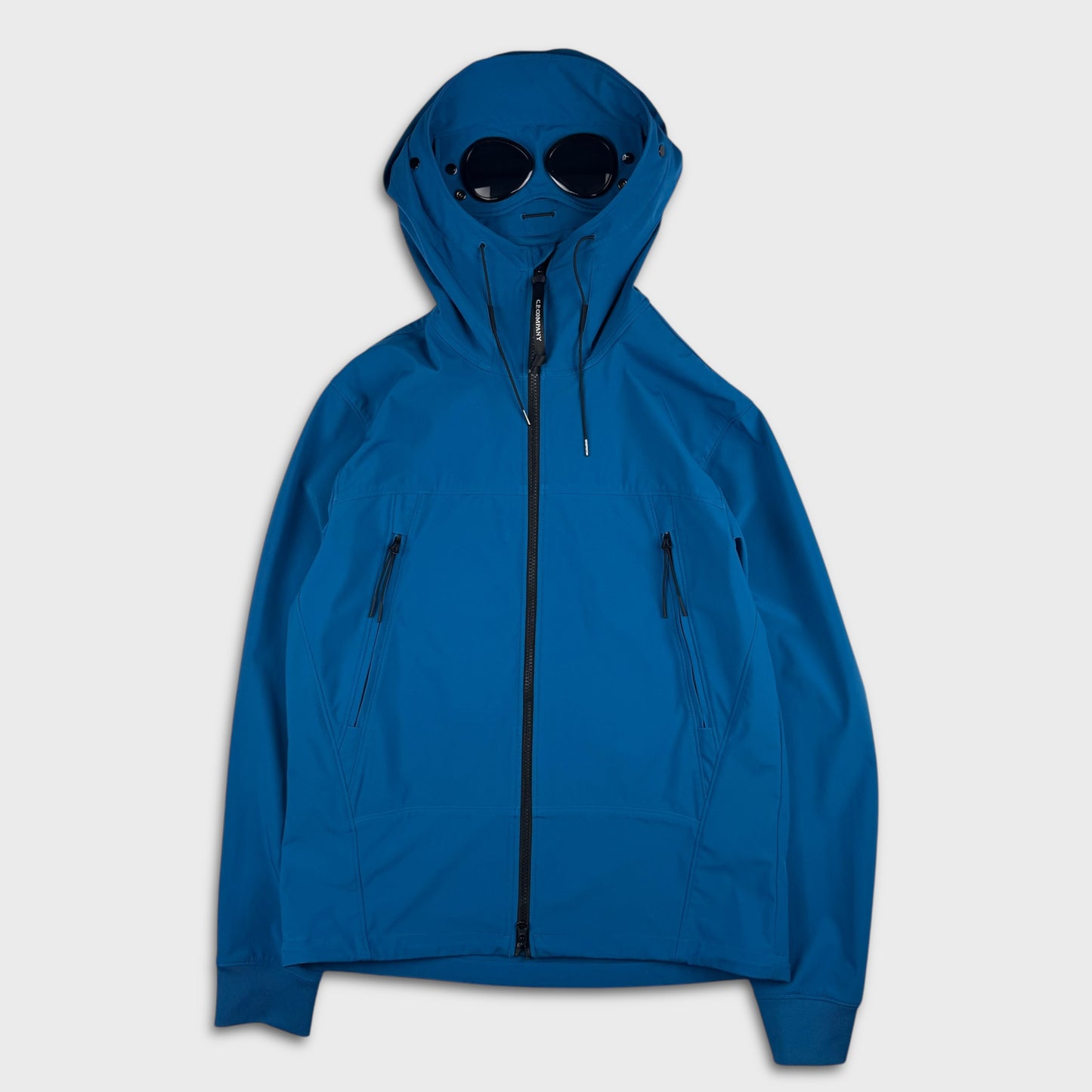 CP Company Sky Blue Shell-R Goggle Jacket L