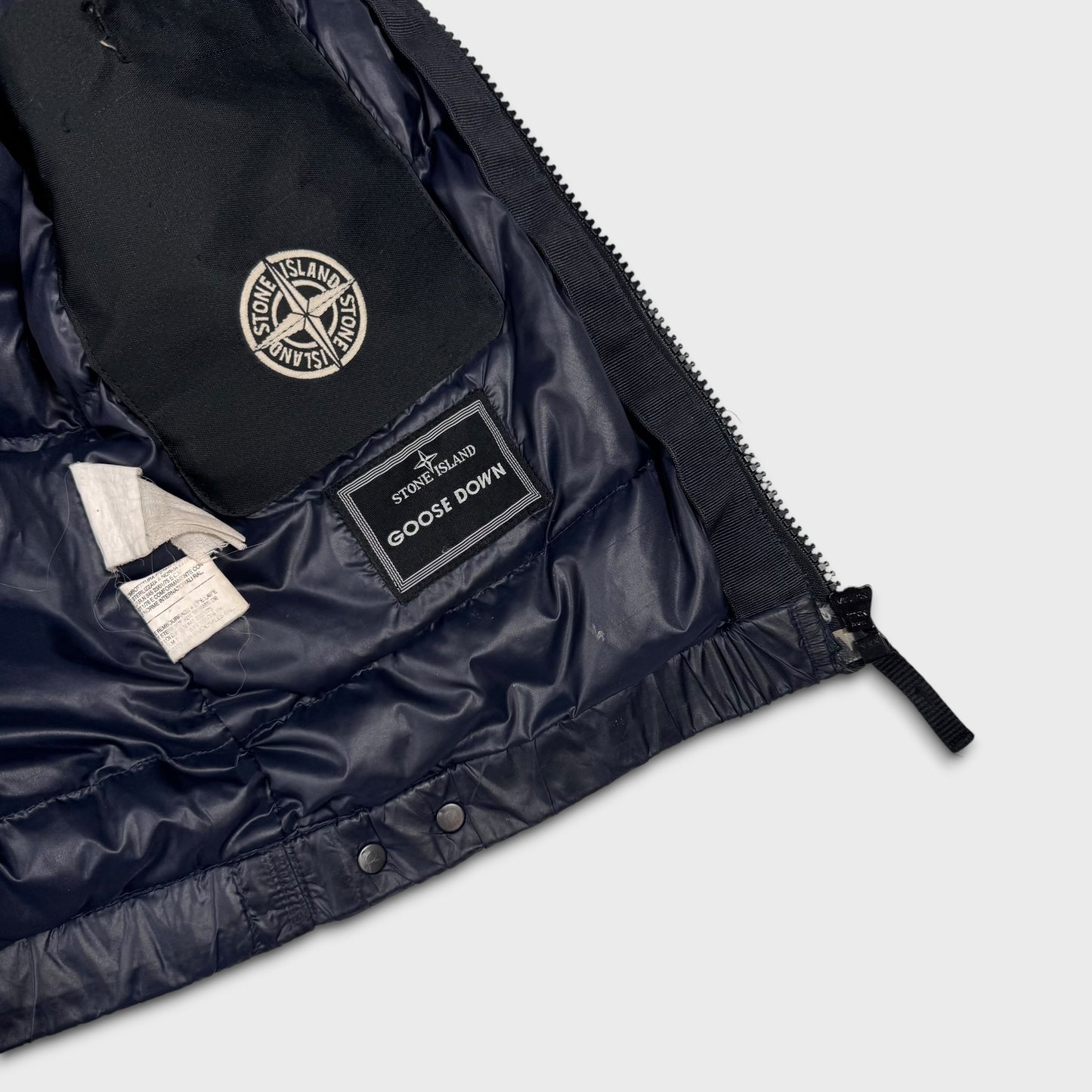 Stone Island Midnight Navy Goose Down Puffer Jacket S
