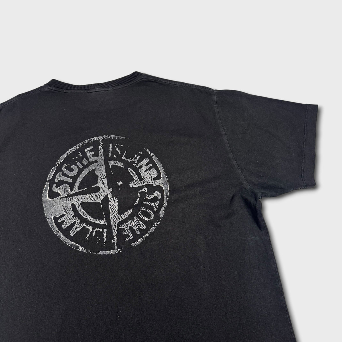Stone Island Black Graphic T-Shirt XL