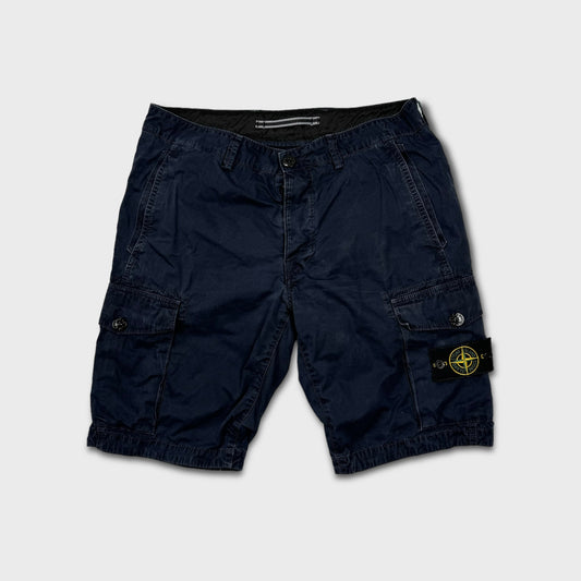 Stone Island Navy Cargo Shorts W32