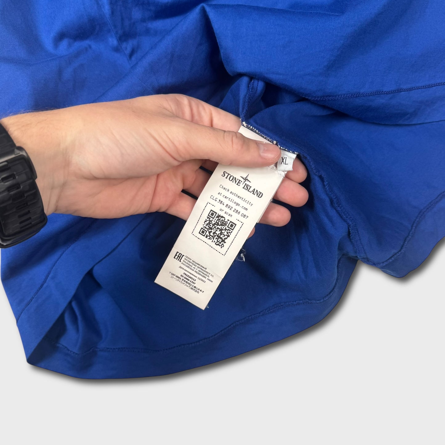 Stone Island Royal Blue Compass T-Shirt XL