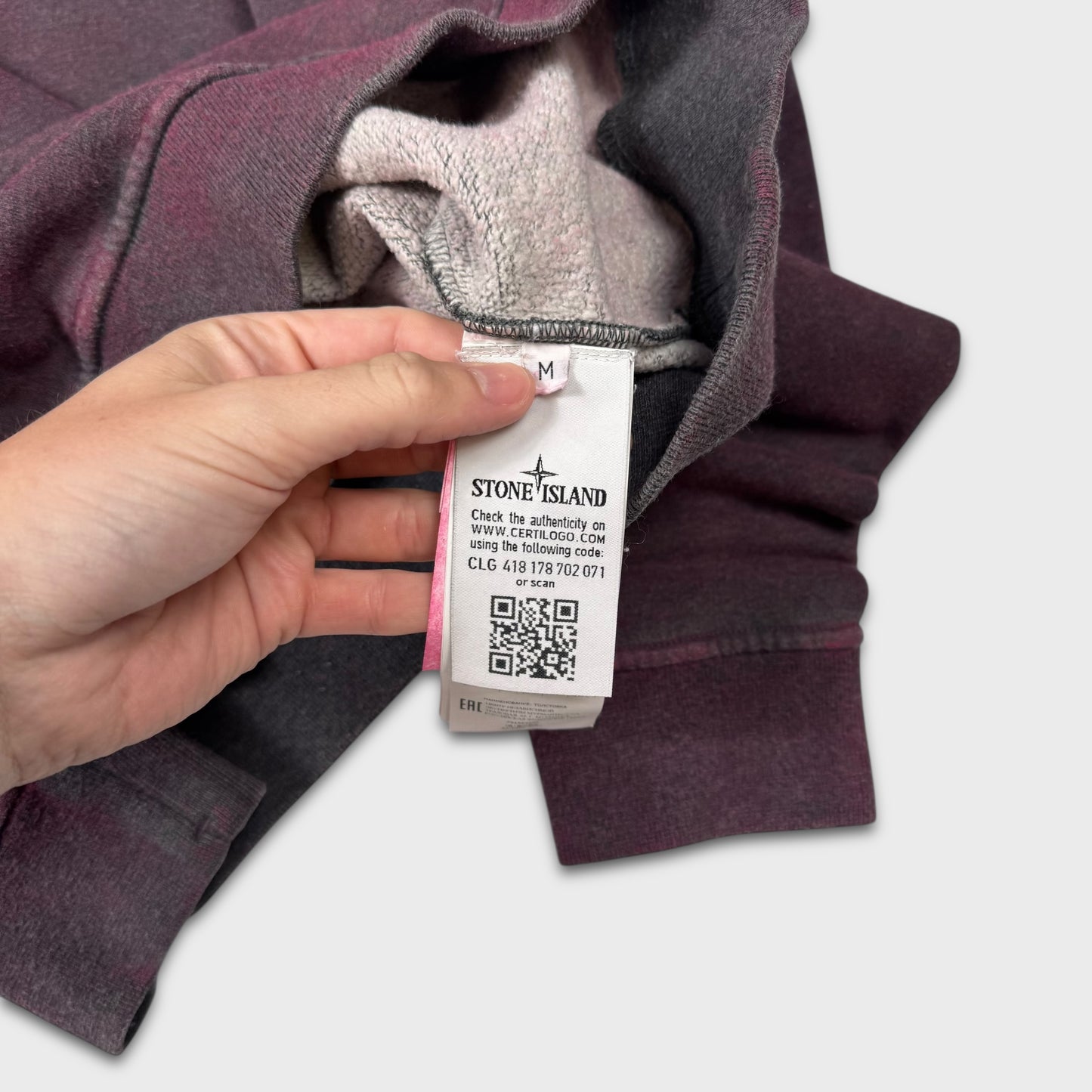 Stone Island Dust Effect Crewneck M