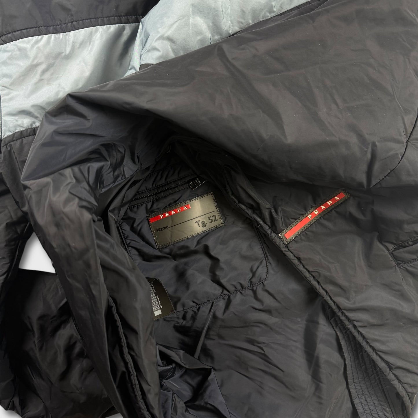 Prada Sport Panelled Padded Nylon Jacket XL