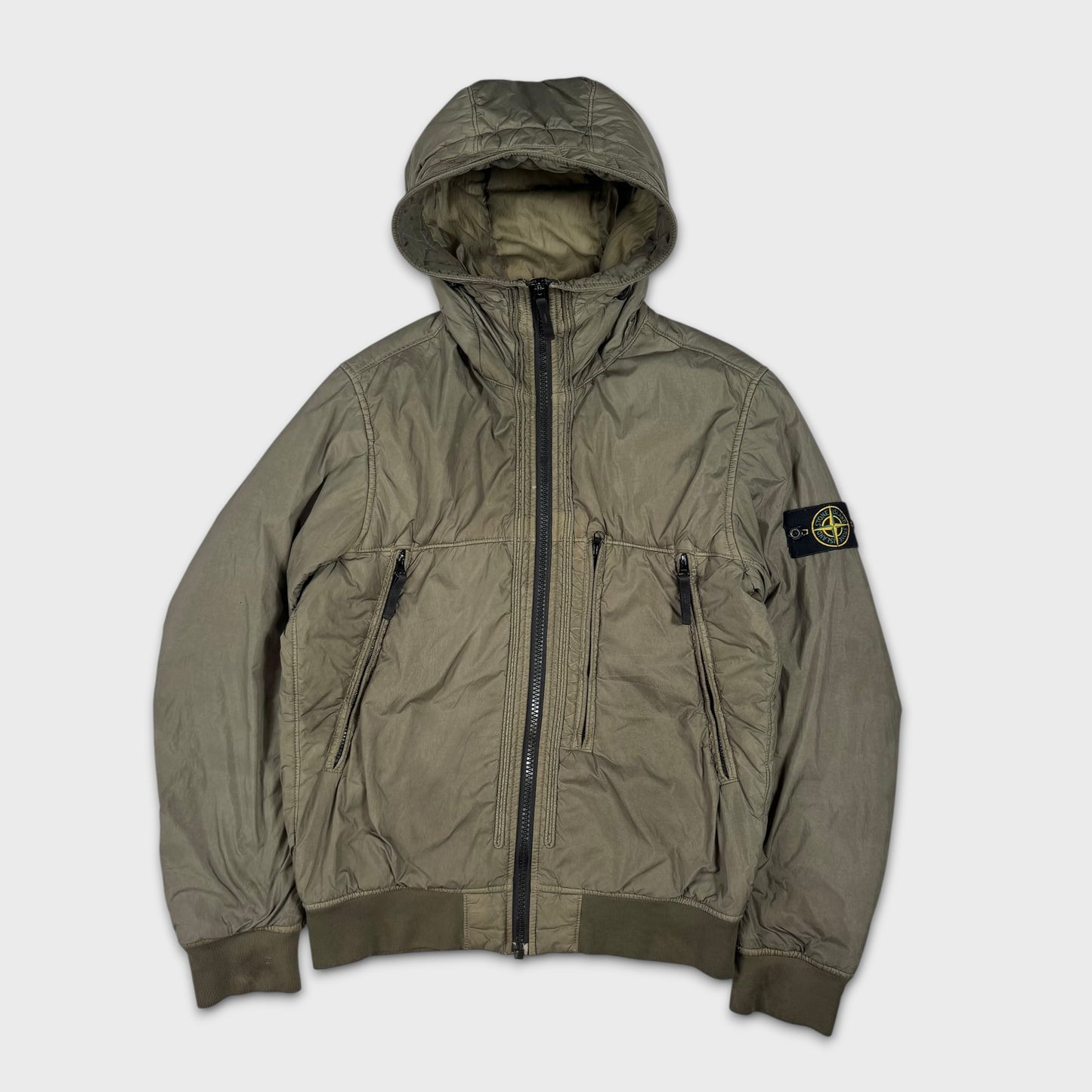 Stone Island Garment Dyed Crinkle Reps Jacket S