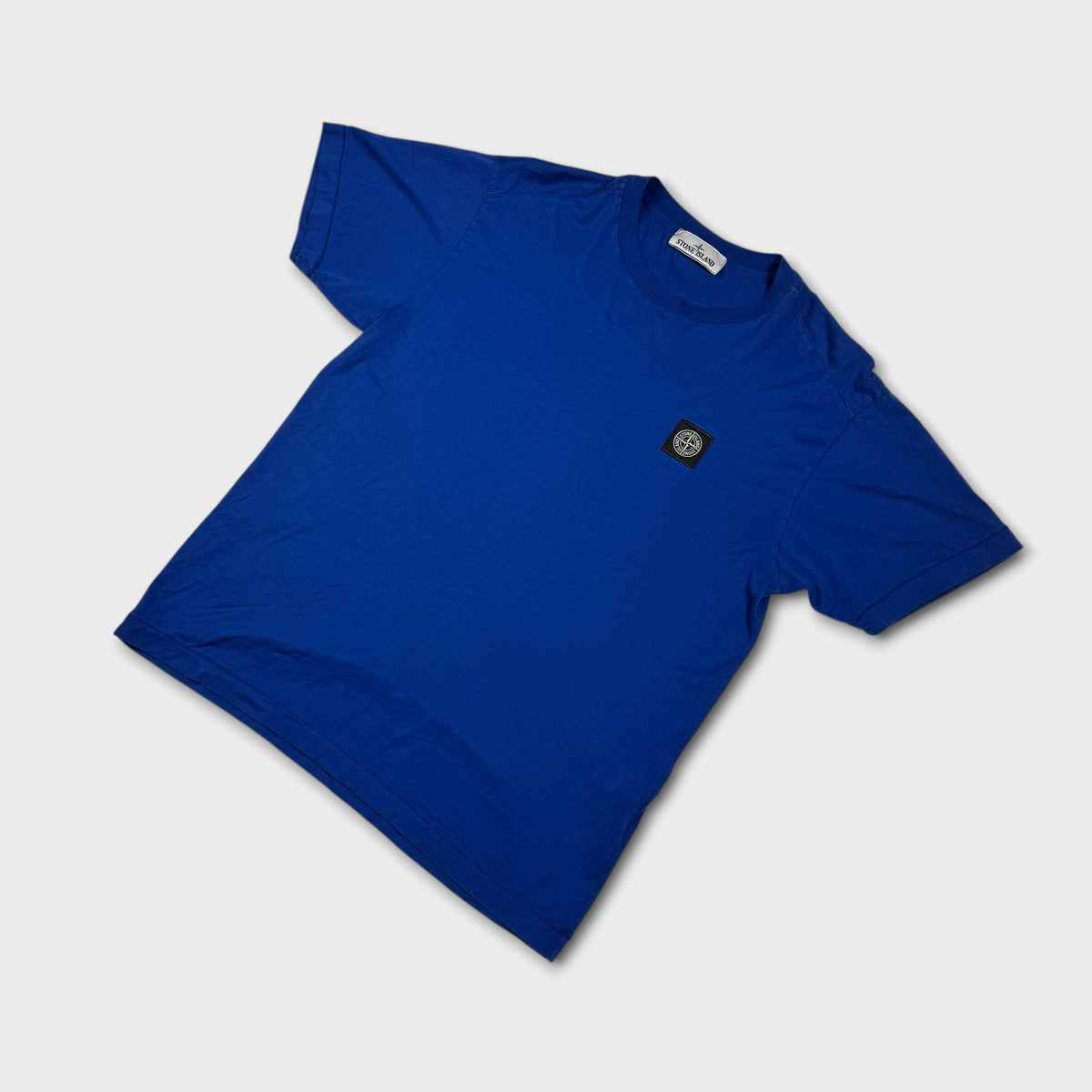 Stone Island Blue Compass Logo T-Shirt M