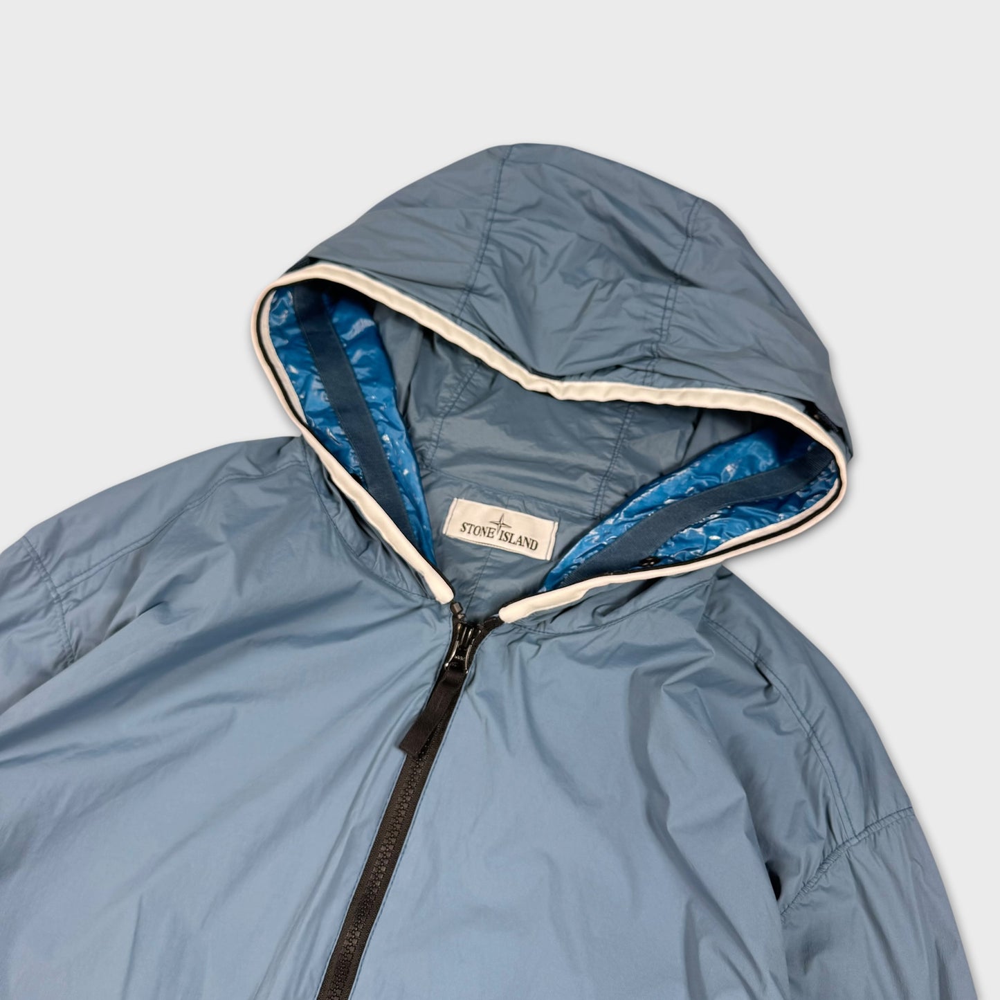Stone Island Blue Skin Touch Nylon-TC Jacket XXL