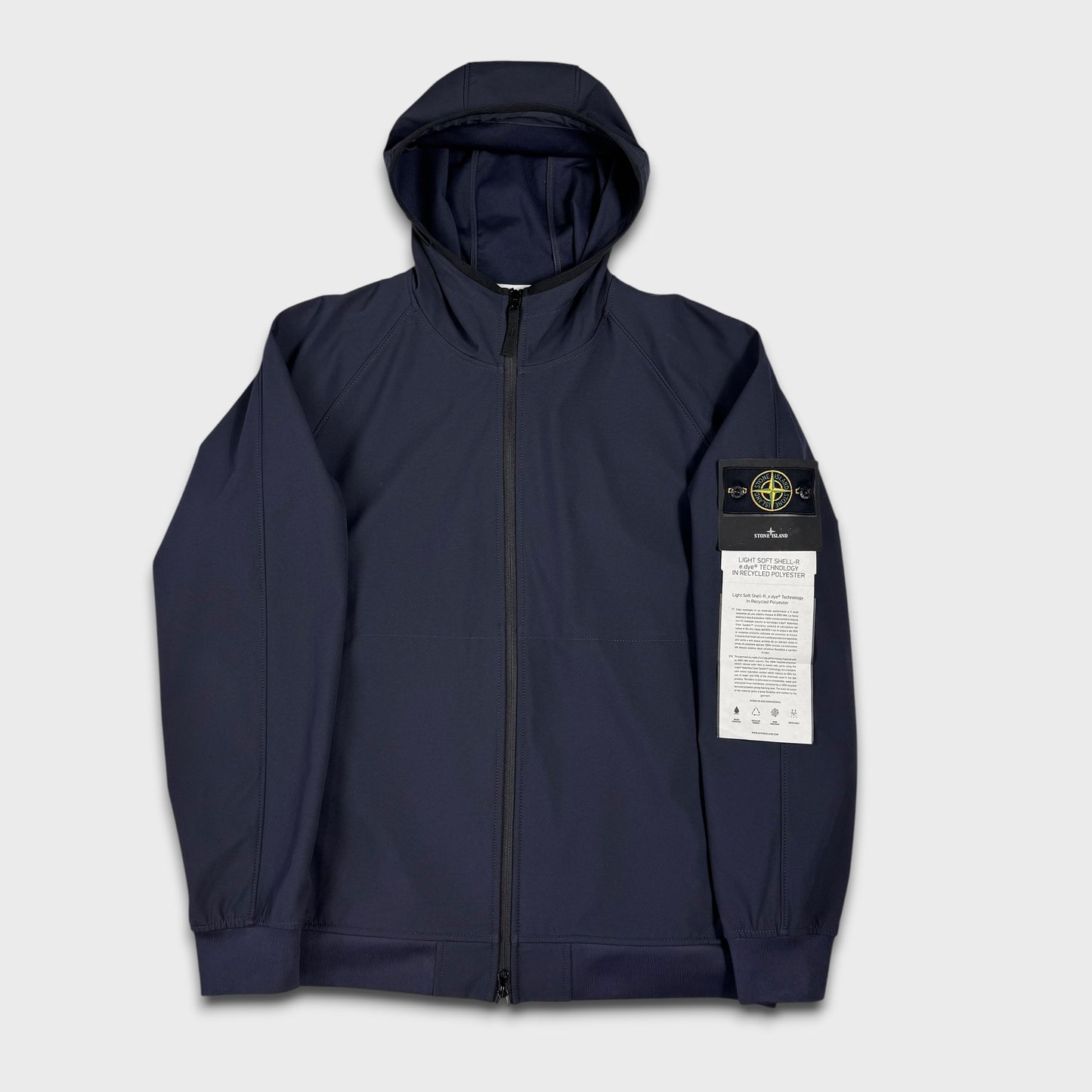 Stone Island Navy E-Dye Soft Shell Jacket BNWT XXL