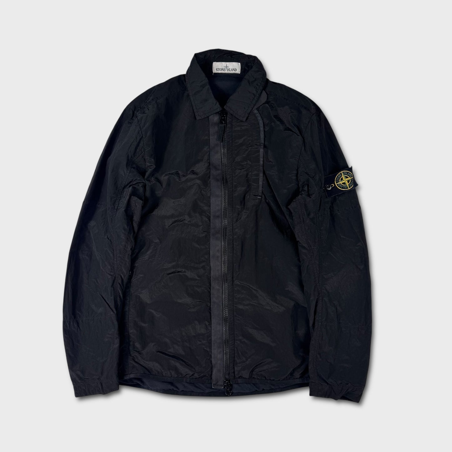 Stone Island Black Lines Nylon Metal Overshirt S
