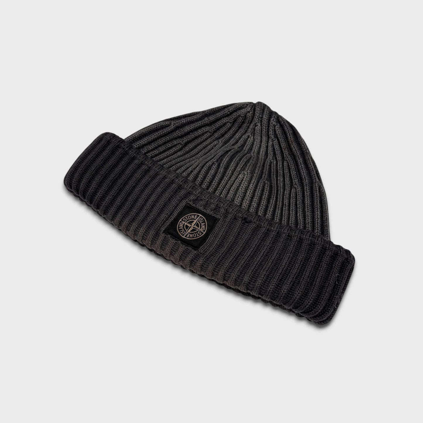 Stone Island Two-Tone Ribbed Beanie