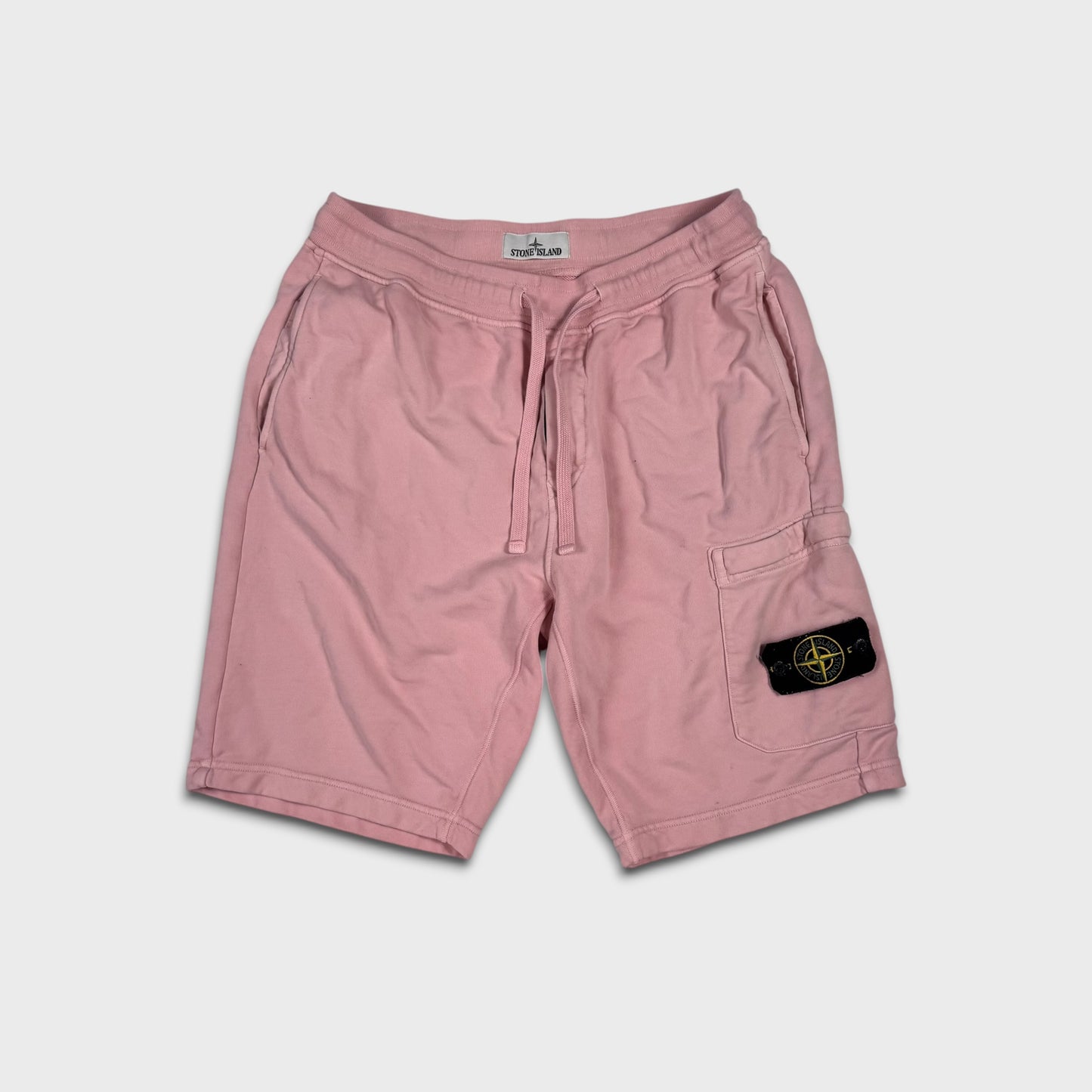 Stone Island Pink Cotton Shorts M