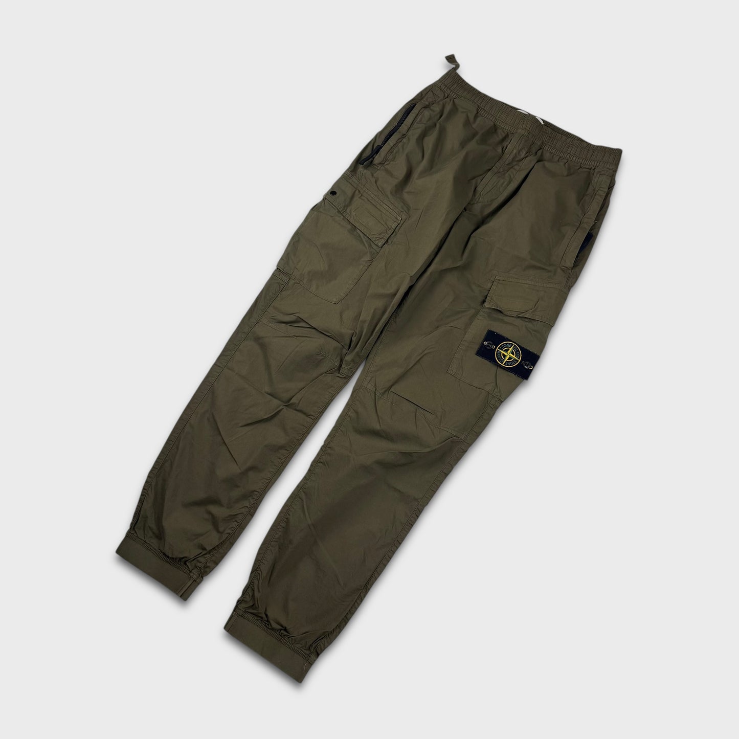 Stone Island Olive Cargo Pants W30