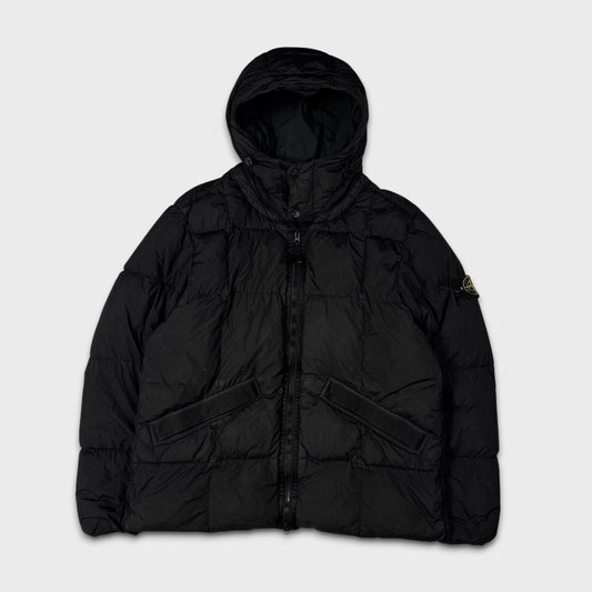 Stone Island Black Crinkle Reps NY Down Puffer Jacket XL